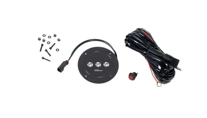 Putco Luminix High Power LED – 5in Round Flush Mount – 3 LED – 1200LM – 3.5x.75×4.5in