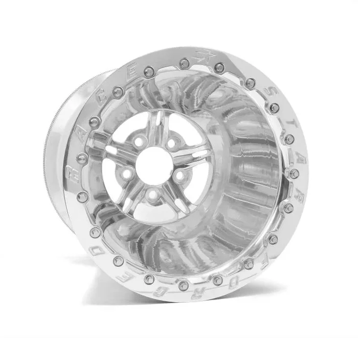 Race Star 63 Pro Forged 15×10 DBL Sportsman 5×4.75 BC / 4.00in. BS Wheel – Polished