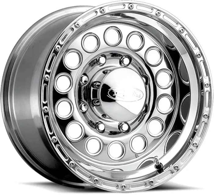 Raceline 887 Rock Crusher 16x8in / 8×170 BP / -20mm Offset / 130.81mm Bore – Polished Wheel