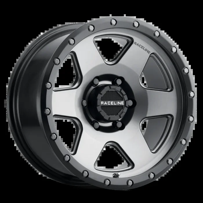 Raceline 946G Boost 17x9in / 6×139.7 BP / 0mm Offset / 107.95mm Bore – Gunmetal Wheel