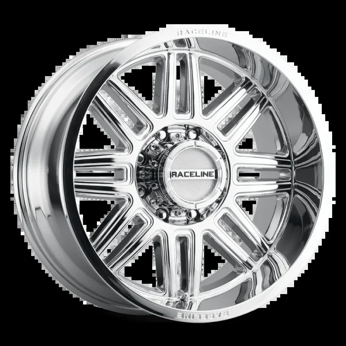 Raceline 948C Split 20x9in / 5×139.7 BP / 18mm Offset / 106.5mm Bore – Chrome Wheel