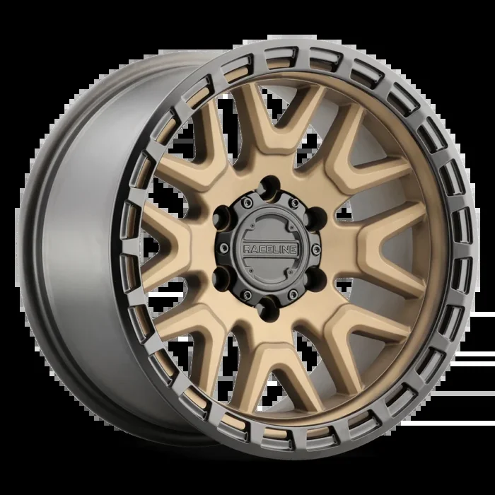 Raceline 953BZ Krank 17×8.5in / 6×135 BP / 18mm Offset / 87.1mm Bore – Bronze Wheel