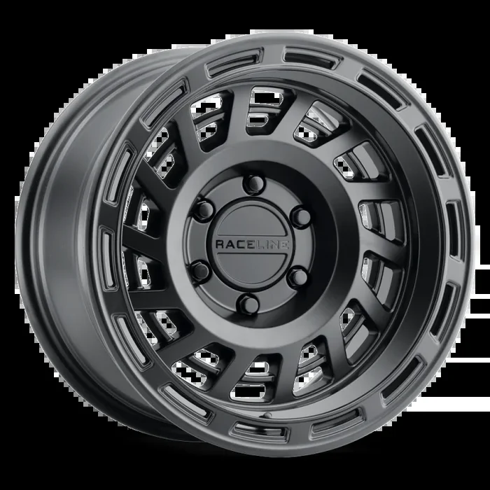 Raceline 957B Halo 17x9in / 8×170 BP / -12mm Offset / 130.81mm Bore – Satin Black Wheel