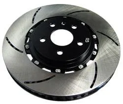 RacingBrake Front Slotted Two-Piece Rotor (Mitsubishi Evo X)