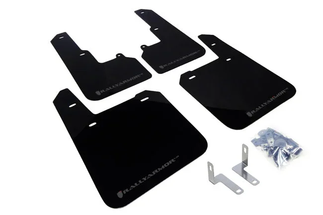 Rally Armor Mud Flaps Subaru Outback (2015-2019) Grey / Red / Silver