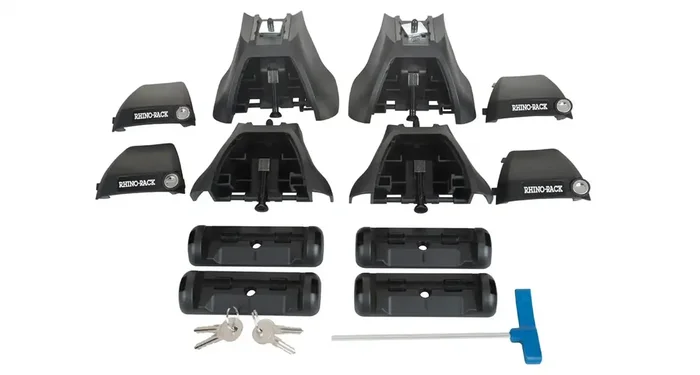 Rhino-Rack JA1850 Vortex 2500 Black 2 Bar Roof Rack