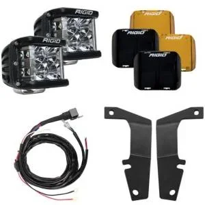 Rigid Industries 2014-2020 Toyota Tundra A-Pillar Light Kit, Includes D-SS Flood – 46705