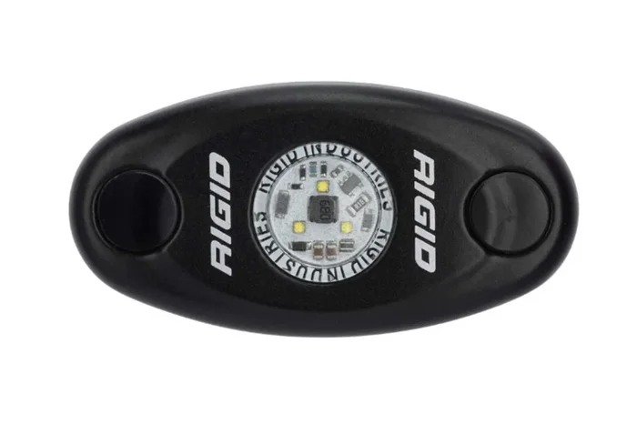 Rigid Industries Rigid A-Series LED Rock Light Kit – High Power / White / 4pk (RIG400203)