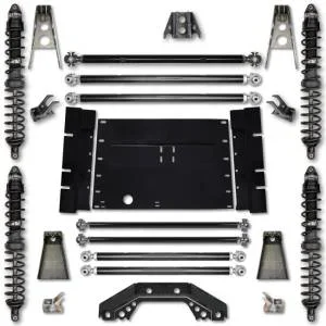 Rock Krawler TJ35TR-01S1 Rock Krawler TJ 3.5 Inch Trail Runner Stg 1 Coilover Long Arm Lift Kit 97-02 Wrangler- DOMAIN