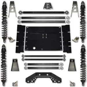 Rock Krawler TJ45TR-01S1 Rock Krawler TJ 4.5 Inch Trail Runner Stg 1 Coilover Long Arm Lift Kit 97-02 Wrangler- DOMAIN
