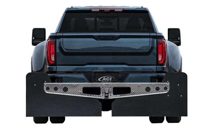 ROCKSTAR Mud Flaps A10200123 3XL Hitch Mount with Aluminum Frame and Stabilizer Plate