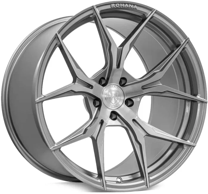 Rohana RFX5 Cross Forged Wheels (20×10 5×108 38ET CB 63.4) Brushed Titanium or Matte Black