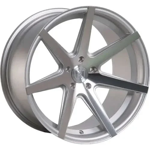 Rohana Wheels RC7 Silver w/ Machined Spoke Faces 19×9.5 | 5×120 (RC719955120MS35)