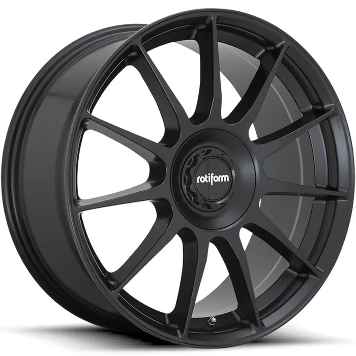 Rotiform Wheels DTM Satin Black 19×8.5 | 5×108/5×114.3 (R168198502+35A)