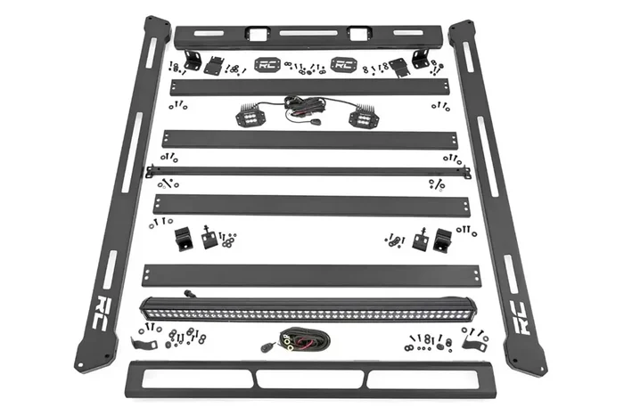 Rough Country 10622 – Roof Rack System w/Black-Series Led Lights