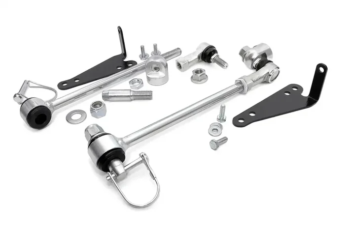 Rough Country 1142 – Sway Bar Quick Disconnect Incl. Disconnects Bushings Pins Hardware