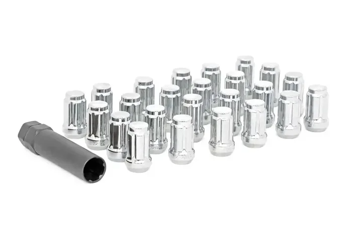 Rough Country 122024CH – Wheel Installation Kit Lug Nut Set 1/2×20 Of 24 Chrome