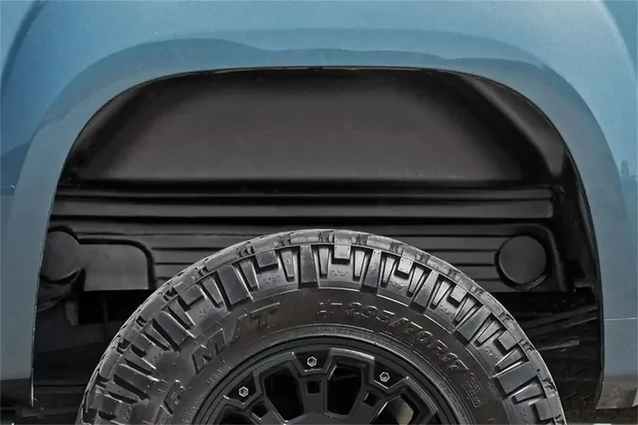 Rough Country 4207 – Wheel Well Liner Rear Pair Incl. Mounting Hardware Polyethylene Plastic