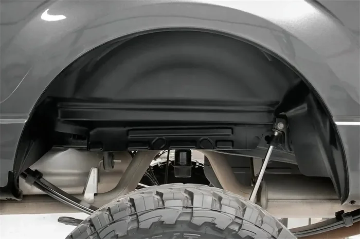 Rough Country 4609 – Wheel Well Liner Rear Pair Incl. Mounting Hardware Polyethylene Plastic