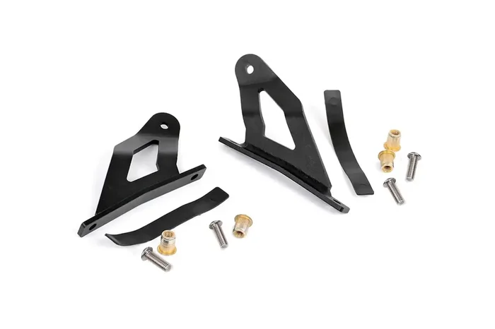 Rough Country 70512 – LED Light Bar Windshield Mounting Brackets