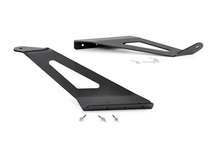 Rough Country 70513 – LED Light Bar Windshield Mounting Brackets