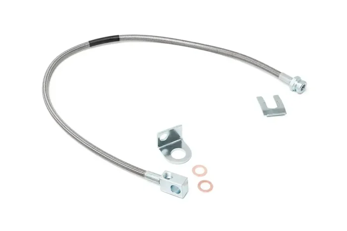 Rough Country 89703 – Stainless Steel Brake Lines Rear For 4-6 in. Lift