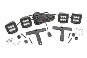 Rough Country LED Light Pod Kit Black Series – 70822