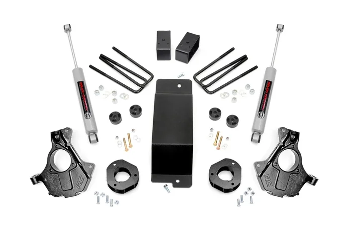 Rough Country Lift Kit Chevy Silverado 1500 4WD (07-13) [3.50 ” Lift] w/ or w/o Struts