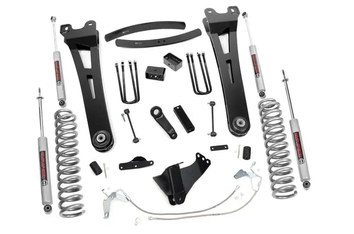 Rough Country Lift Kit Ford F250/F350 Super Duty 4WD (08-10) 6 ” Suspension Lift Kits w/ Shocks