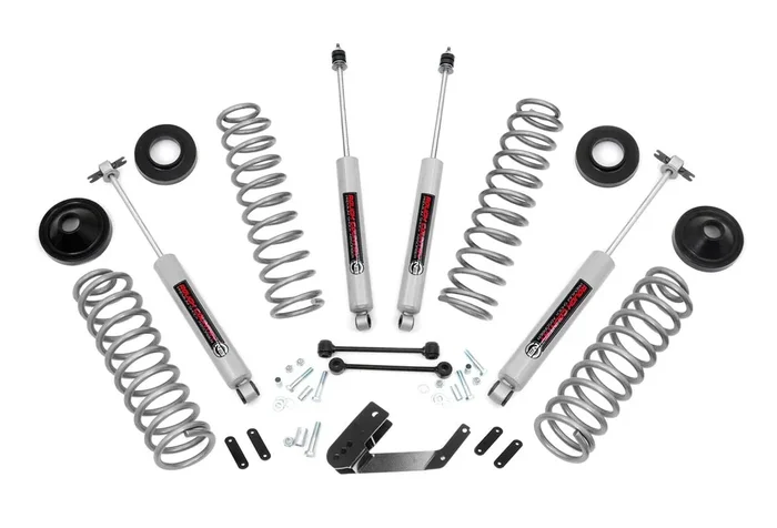 Rough Country Lift Kit Jeep Wrangler JK 2 Door 4WD (07-18) 3.25 ” Lift Kit w/ Shocks