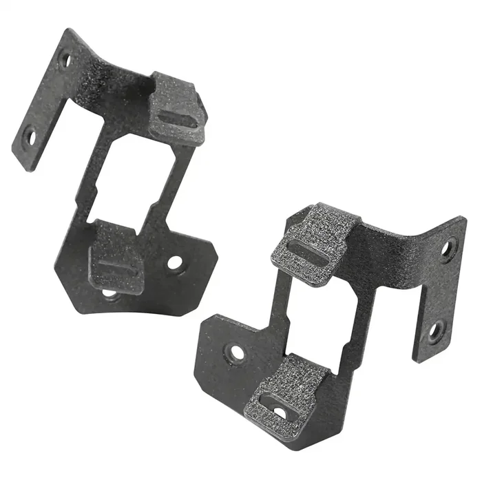 Rugged Ridge 11232.31 – Light Mount, A Pillar, Textured Black 07-18 Jeep Wrangler JK