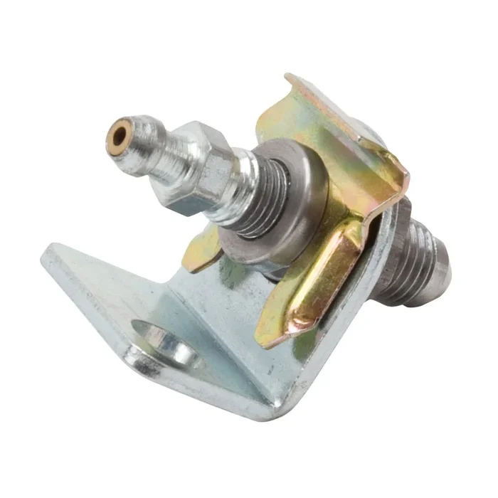 Russell Adapter Fitting -4 AN Male Flare to 3/8in. -24 Brake Bleeder Female – Clear Zinc Finish