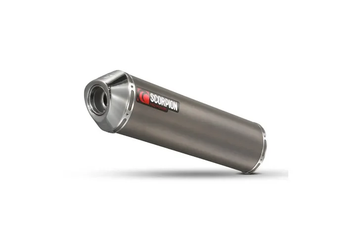 Scorpion EBM56TEO BMW R1200 GS Factory Oval Slip-On Exhaust – Titanium Sleeve
