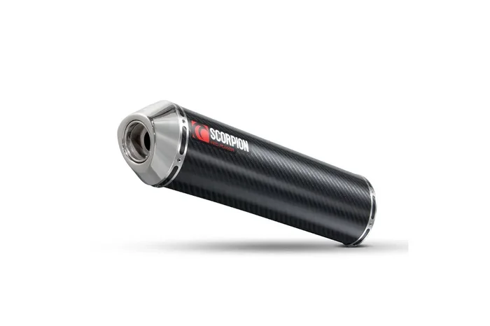 Scorpion EHA107CEO Honda CBF125 Factory Oval Full Exhaust System – Carbon Fibre Sleeve