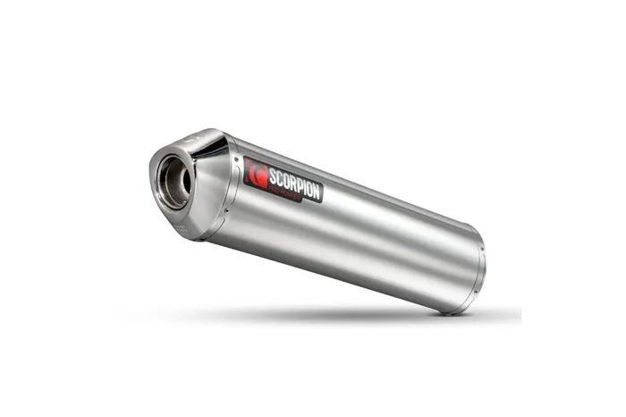Scorpion EHA150SEO Honda XL125 Varadero Factory Oval Slip-On Exhaust – Polished Stainless Steel Sleeve