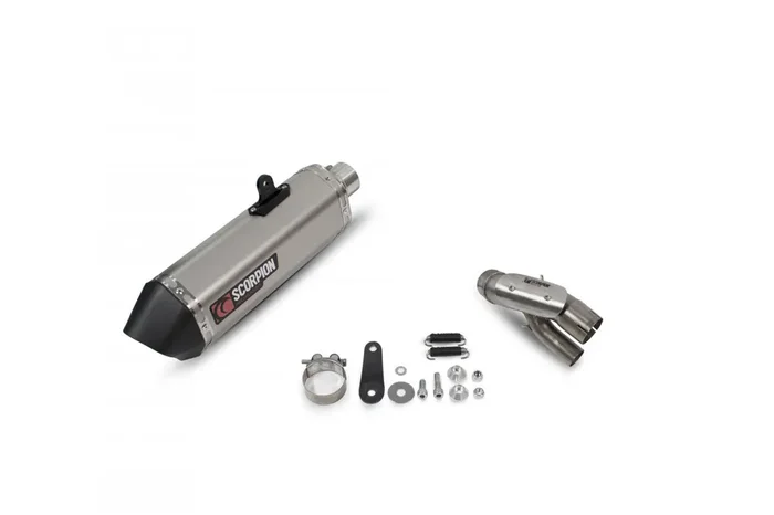 Scorpion RBM75TEO BMW S1000 XR Serket Parallel Slip-On Exhaust – Titanium Sleeve