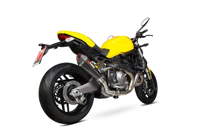 Scorpion RDI66CEO Ducati Monster 821 Serket Taper Slip-On Exhaust – Carbon Fibre Sleeve