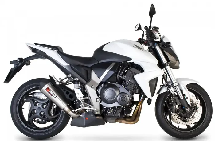 Scorpion RHA101SEO Honda CB1000 R Serket Taper Slip-On Exhaust – Brushed Stainless Steel Sleeve
