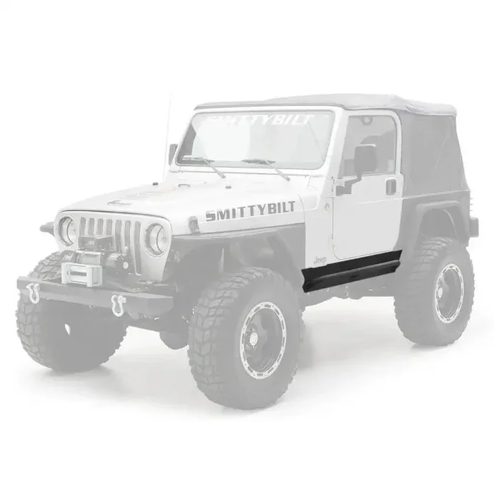 Smittybilt 76871 – XRC Rock Sliders W/ Step Black Textured