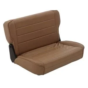 Smittybilt Fold And Tumble Seat Denim Spice Rear No Drilling Installation – 41317