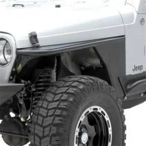 Smittybilt XRC Tube Fender Front w/3 in. Flare Textured Black Powder Coat Relocates Factory Latch – 76867