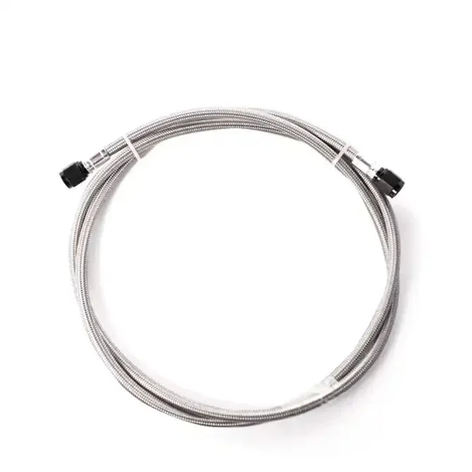 Snow Performance SNO-801-BRD – 2′ Stainless Steel Braided Water Methanol Line (4AN BLACK).