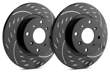SP Performance Diamond Slotted Rear Brake Rotors | 2015-2018 Ford Mustang GT and 2015-2020 Ford Mustang Ecoboost (D54-1109/P/BP)