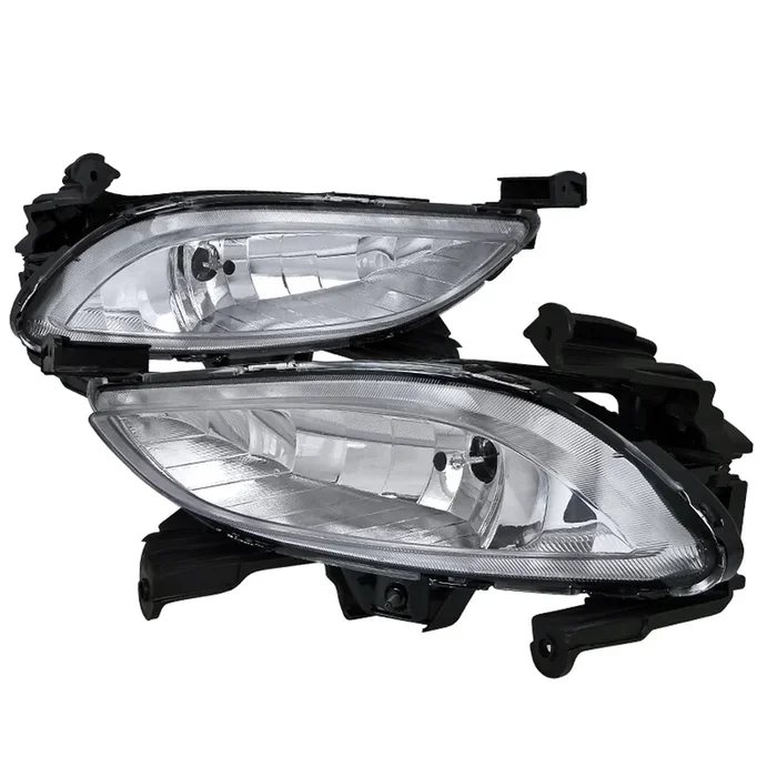 Spec-D Fog Lights Hyundai Sonata (2011-2013) Chrome Housing – Clear Lens