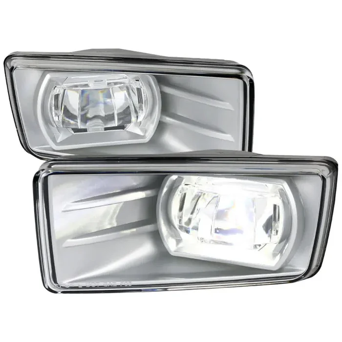 Spec-D OEM Fog Lights Chevy Silverado / Suburban (2007-2014) Chrome Housing – Clear