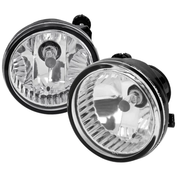 Spec-D OEM Fog Lights Toyota Highlander (04-07) Prius (04-09) Chrome Housing – Clear