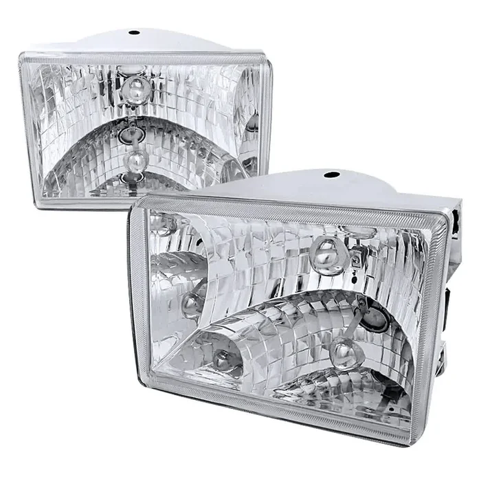 Spec-D OEM Replacement Headlights Jeep Grand Cherokee (1993-1998) Matte Black or Chrome Housing