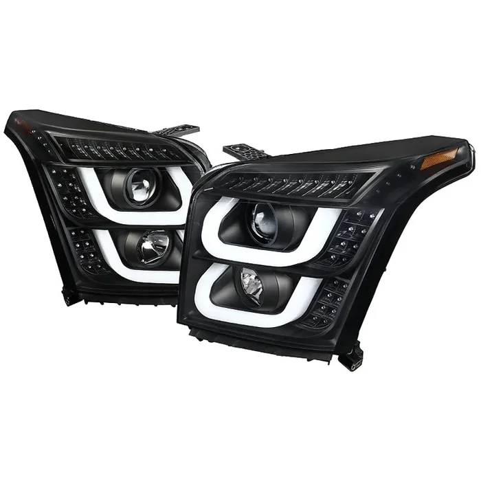 Spec-D Projector Headlights GMC Yukon & XL (2015-2019) LED DRL – Black or Chrome