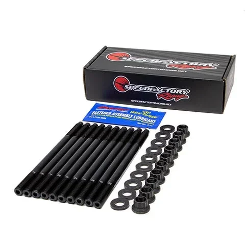 SpeedFactory Racing 4140 Head Stud Kit | 2002-2006 Acura RSX Type-S, 1990-2001 Acura Integra, and 2006-2015 Honda Civic Si (SF-02-000)