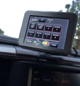 sPOD 8-700-TS-TJ TJ Swicth Panel 8 Circuit Source SE W/Touchscreen 97-06 Wrangler TJ sPOD- DOMAIN
